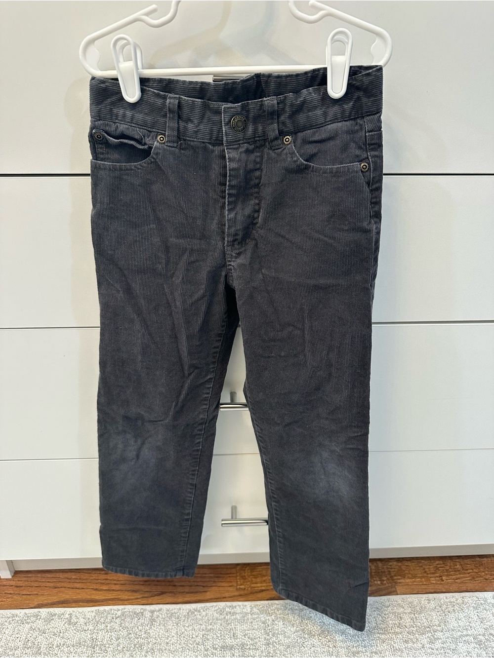 Janie and Jack Charcoal Corduroy Boys Pants Size 7